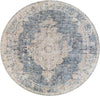 Jasonville Traditional Denim Area Rug