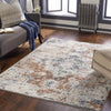 Delaware Traditional Burnt Orange Area Rug