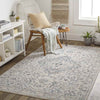 Jay Traditional Navy Area Rug