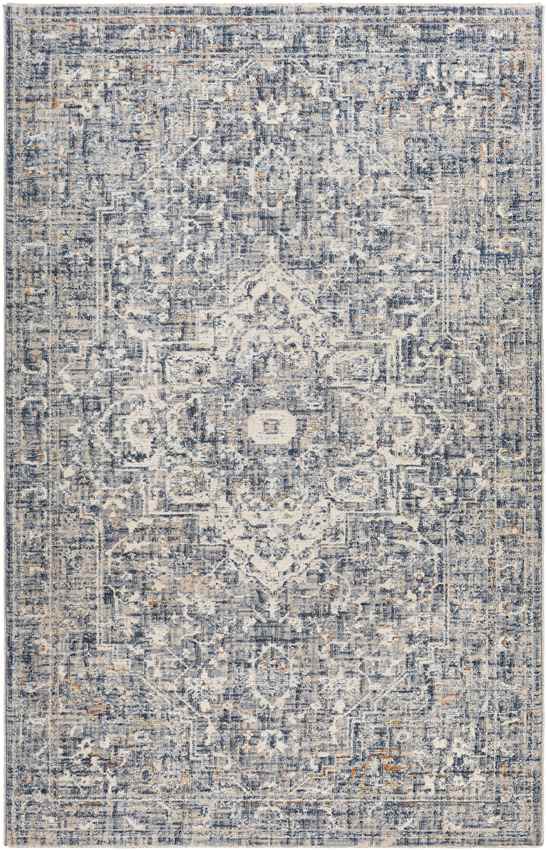 Jay Traditional Denim Area Rug