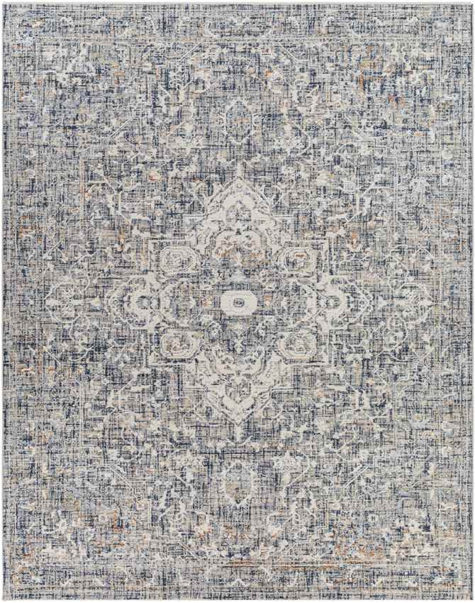 Jay Traditional Denim Area Rug
