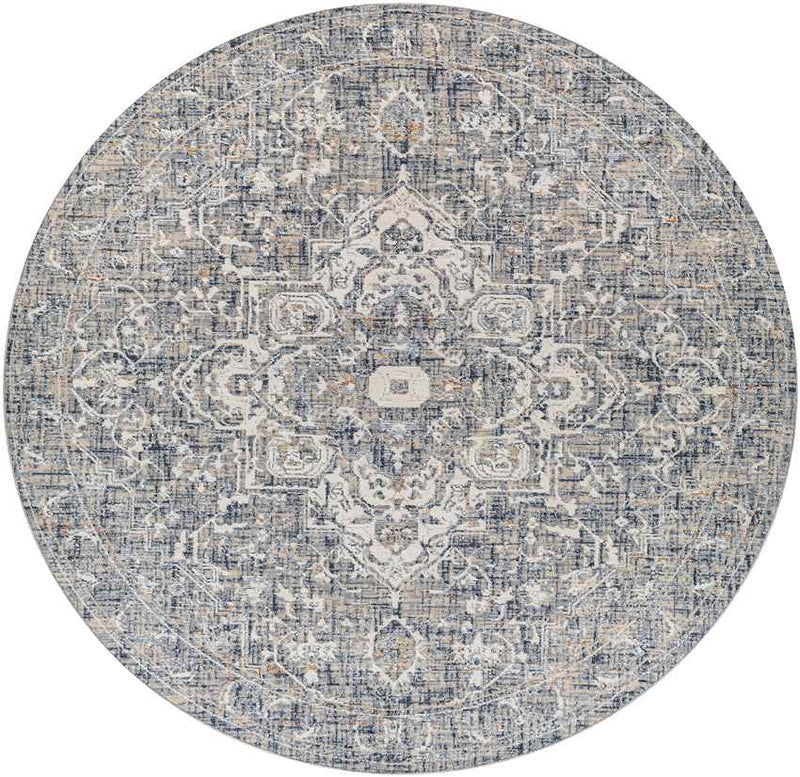 Jay Traditional Denim Area Rug