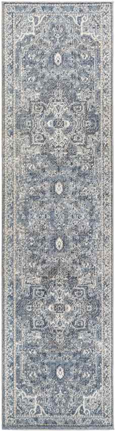 Jay Traditional Dark Blue Area Rug