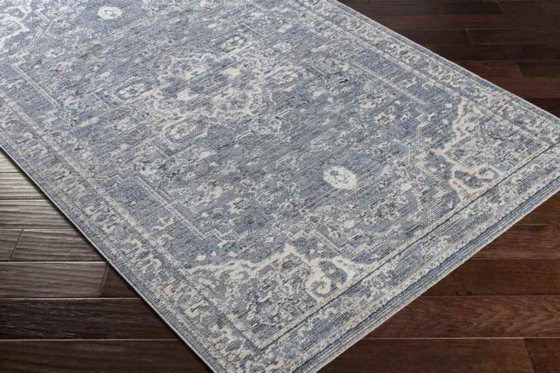 Jay Traditional Dark Blue Area Rug