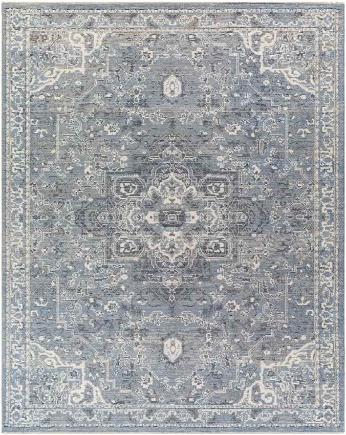Jay Traditional Dark Blue Area Rug