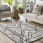 Tinley Park Modern Black Area Rug