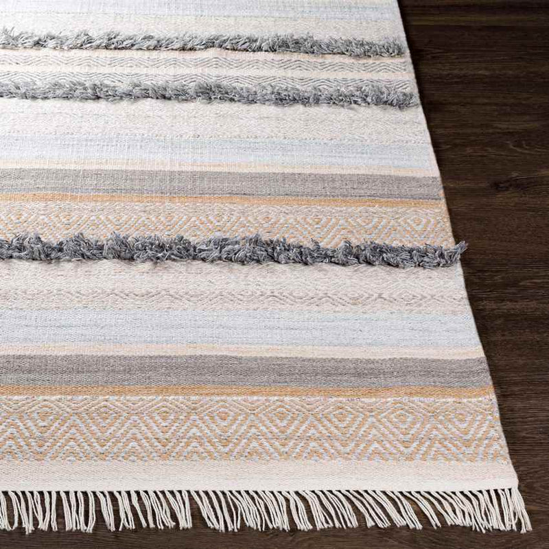 Mount Carroll Global Light Gray Area Rug