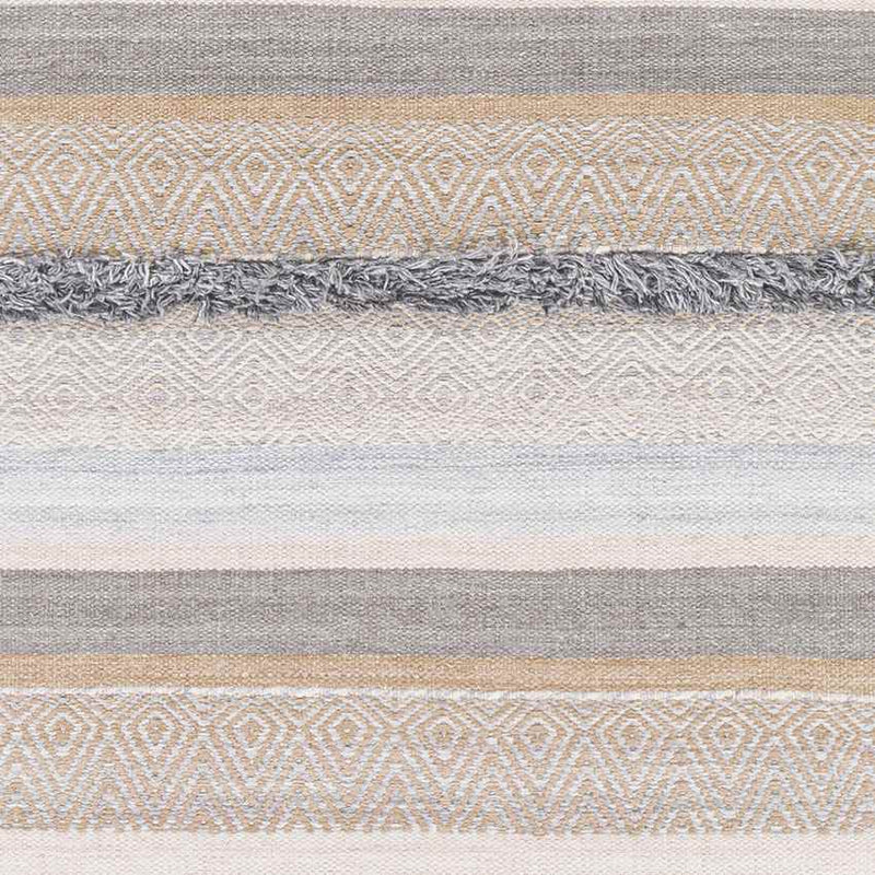 Mount Carroll Global Light Gray Area Rug
