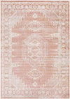 Rock Traditional Coral Area Rug