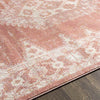 Rock Traditional Coral Area Rug