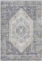 Elisa Traditional Dark Blue Area Rug