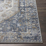 Elisa Traditional Dark Blue Area Rug