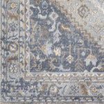 Elisa Traditional Dark Blue Area Rug