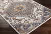 Rock Island Traditional Burnt Orange Area Rug