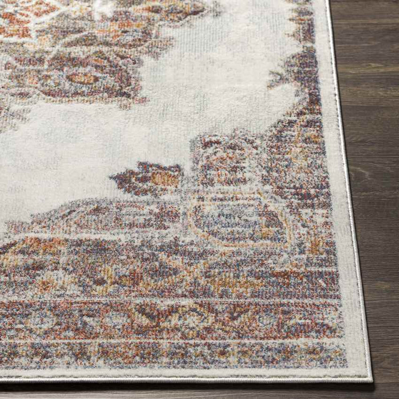 Rose Hill Traditional Ivory Area Rug
