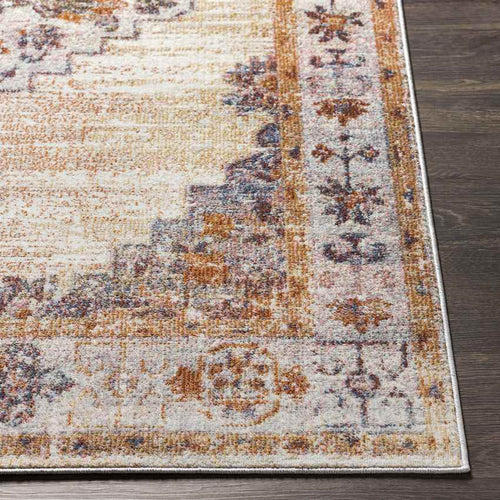 Round Lake Traditional Cider Area Rug