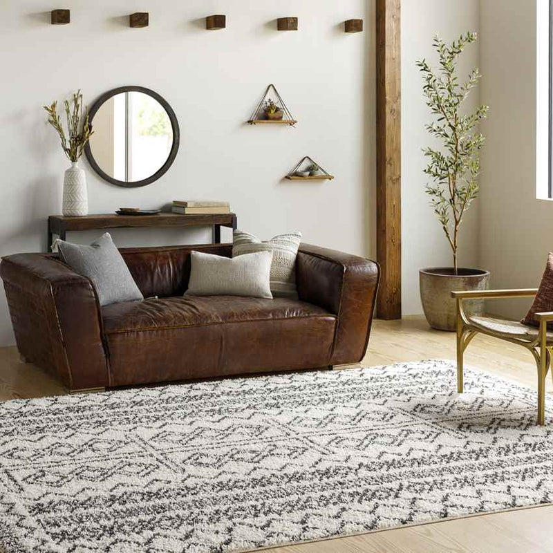 El Dara Global Charcoal Area Rug