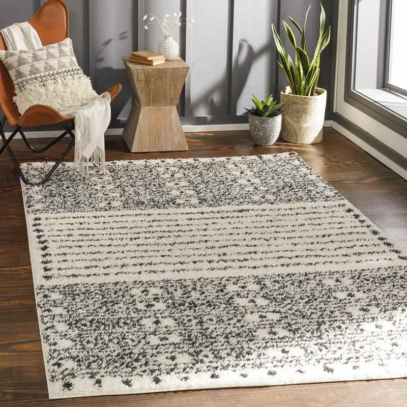 Fairview Heights Global Charcoal Area Rug