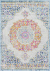 Donna Traditional Light Blue Area Rug