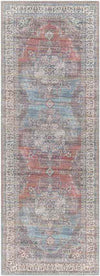 Matthews Traditional Tan Washable Area Rug