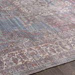 Matthews Traditional Tan Washable Area Rug