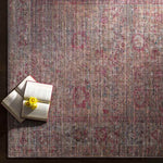 Mecca Traditional Dark Coral Washable Area Rug