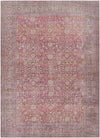 Meridian Hills Traditional Brick Washable Area Rug