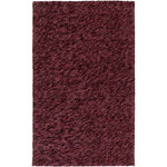 Busra Modern Burgundy Area Rug