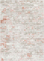 Ozgur Modern Dusty Coral Area Rug