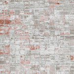 Ozgur Modern Dusty Coral Area Rug
