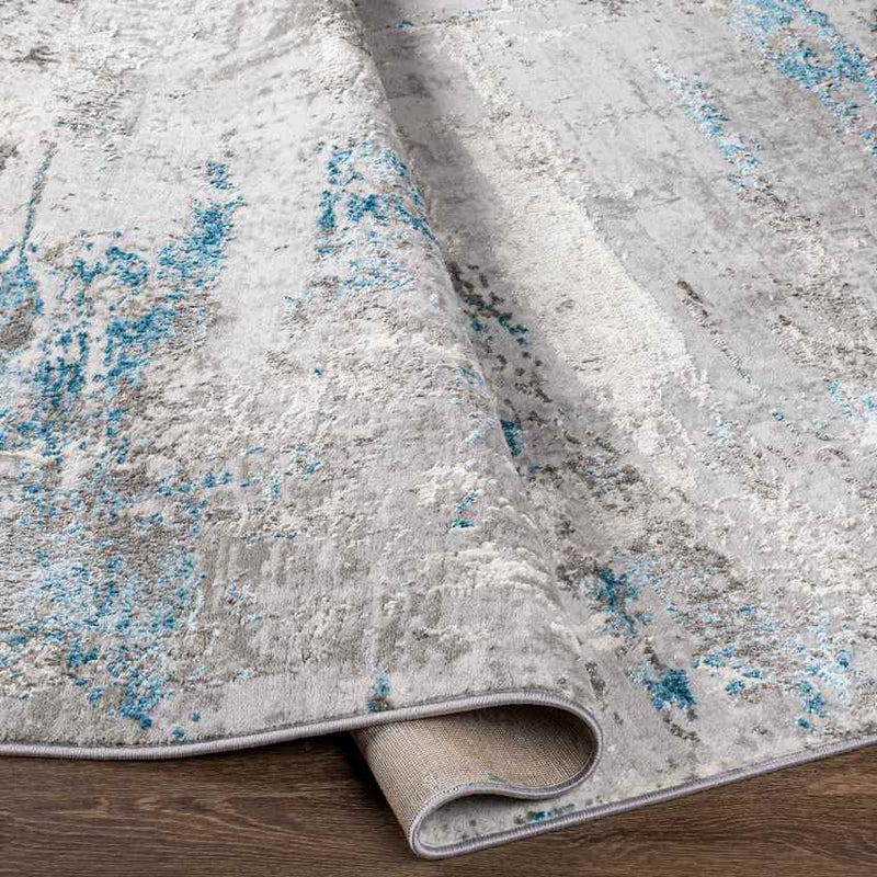 Jasmine Modern Teal Area Rug