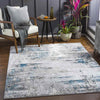Jasmine Modern Teal Area Rug