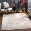Jerry Traditional Brick Red Area Rug