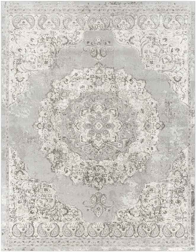 Jerry Traditional Charcoal Area Rug