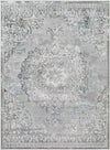 Jerry Traditional Teal Area Rug