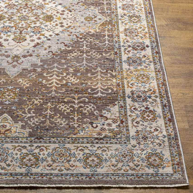 Todd Traditional Taupe Area Rug
