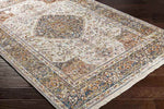 Willow Hill Traditional Burnt Orange Area Rug