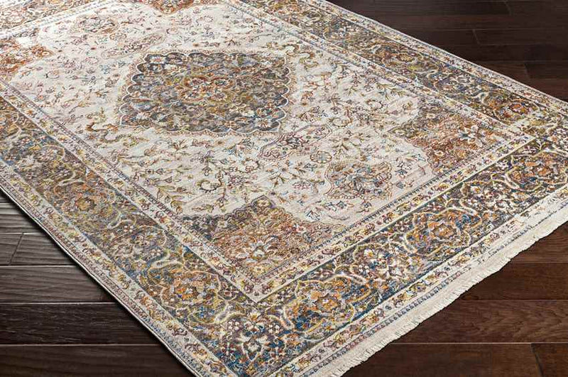 Willow Hill Traditional Burnt Orange Area Rug