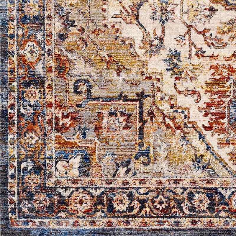 Willow Springs Traditional Burnt Orange Area Rug