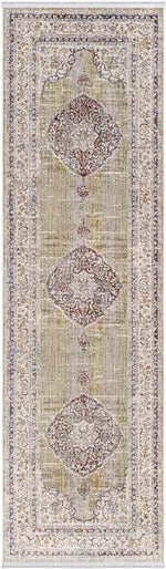 Winthrop Harbor Traditional Olive Area Rug