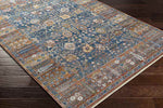 Yates Traditional Dark Blue Area Rug