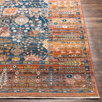 Yates Traditional Dark Blue Area Rug