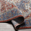 Pierceton Traditional Burnt Red Area Rug