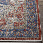 Pierceton Traditional Burnt Red Area Rug
