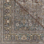 Redkey Traditional Brown Area Rug