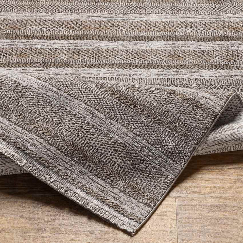 Tennyson Global Dark Brown Area Rug