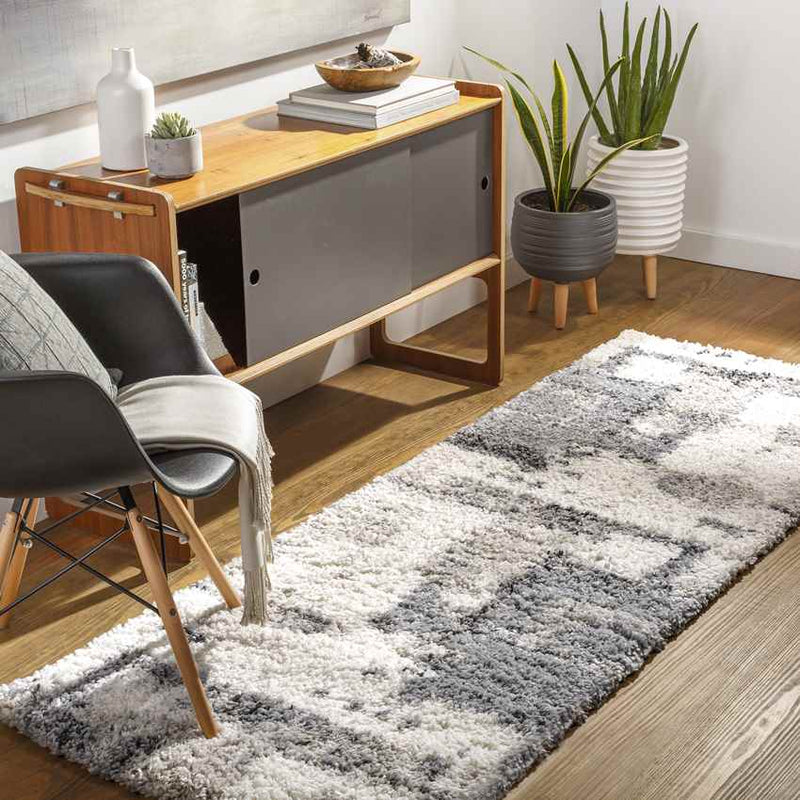 La Moille Modern Charcoal Area Rug