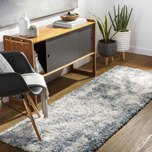 Lake Barrington Modern Aqua Area Rug