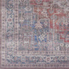 Millhousen Traditional Navy Washable Area Rug