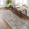 Bishop Hill Traditional Dark Blue Area Rug
